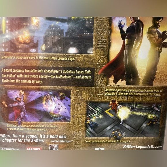 X-Men Legends II Rise of Apocalypse Microsoft Xbox Video New - Picture 4 of 12